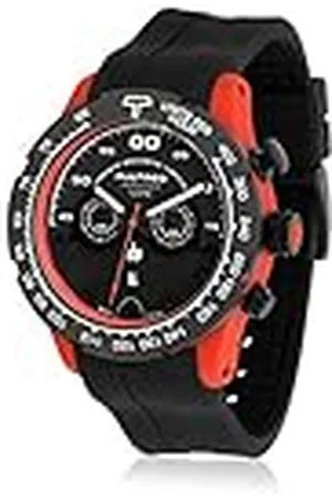 Bultaco Miyota OS21 Herenhorloge met rubberen armband H1PO48CSB2, , Strepen