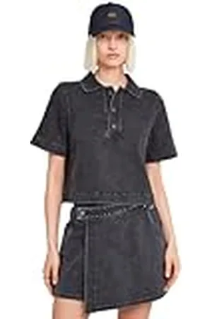 G-Star RAW Dames Overdyed Polo Ss Sw Wmn Sweatshirt, , M