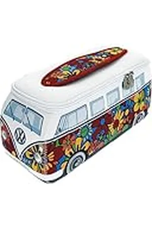 Brisa VW Collection - Volkswagen Neopreen universele make-up-cosmetica-cultuur-reis-apotheek-tas in T1 Bulli bus-design, , Groß (30 x 14 x 12 cm), Groot (30 x 14 x 12 cm)
