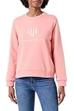GANT Reg Tonal Shield C-Neck Sweat Sweatshirt voor dames, , S