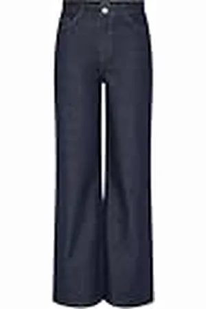 Pieces® Pcselma Hw Wide Rinse Noos Bc wijde jeans voor dames, , 32W x 32L