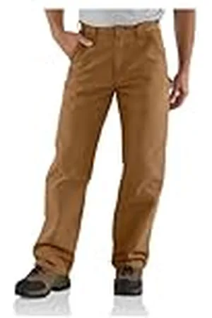Carhartt Gewassen eend werk tuinbroek gewassen eend werk tuinbroek voor heren, Bruin, 34W / 32L