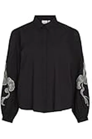 VILA Vivesta L/S geborduurd shirt, , 34
