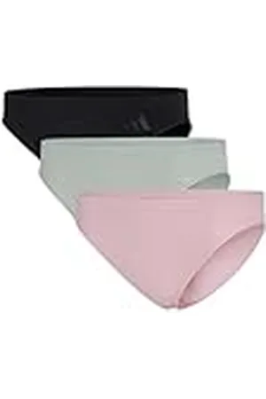 adidas Dames Ondergoed 3-Pack Low Rise Bikini (3PK) -Sport Active Ultimate Stretch Slip, assortiment_4A0472, M, , M