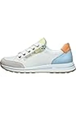 ARA Osaka sneakers voor dames, shell, crème, vanille, aqua, perzik, 39 EU breed, , 39 EU Breed