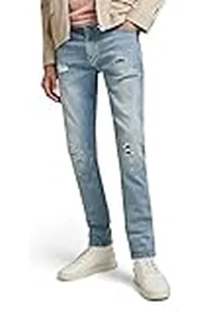G-Star Heren Jeans Revend FWD Skinny Jeans, Blauw (Zon vervaagd Denver Gerestaureerd D20071-c051-g021), 26W / 30L