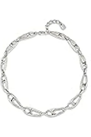 UNO de 50 Choker Unode50 zijn de enige Col1576MTL0000U 40 cm. Verzilverde metalen koppelingen