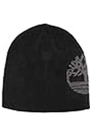 Timberland Heren omkeerbare jacquard-logo winterhoed, , eenheidsmaat, , One size