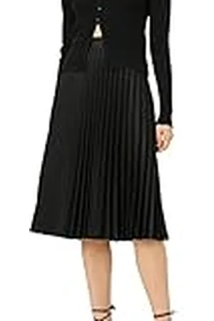 Koton Dames satijn midi geplooide A Line rok, , 40