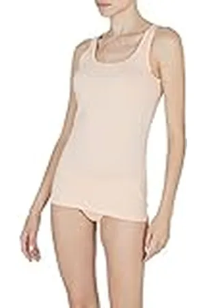 Emporio Armani Dames Basic Cotton Tank Fashion Vest, , XL