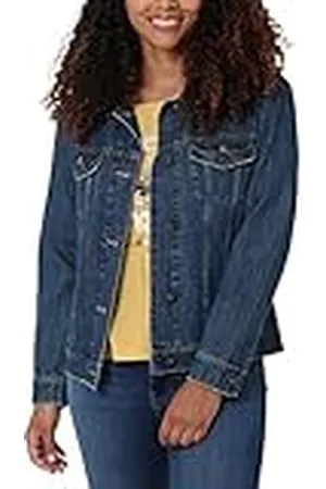 Wrangler Relaxed Fit Memory Maker Jean-jas voor dames, , XL