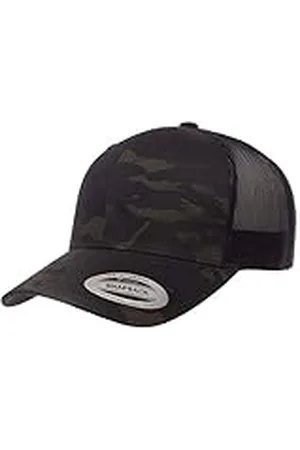 Yupoong YP Classics Retro Trucker Cap, Multicam Black, OS