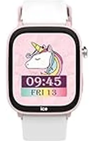 Ice-Watch ICE smart junior 3.0 FM Pink White - geolokaliseerbaar verbonden horloge voor meisjes met siliconen band - 024549 (1,75 inch)