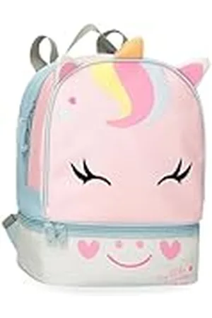 Roll Road Happy Pets Schoolrugzak, meerkleurig, 23 x 28 x 13 cm, polyester, 8,37 l, Meerkleurig, Eén maat, schoolrugzak