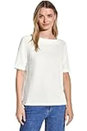 Street one T-shirt met structuur, , 38