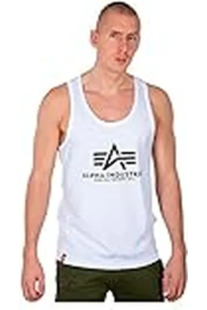 Alpha Industries Basic Tank BB Tanktop voor Mannen White