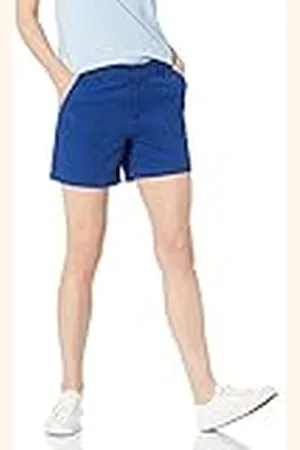 Amazon Dames Mid-Rise Slim-Fit 12-Centimeter Binnenbeenlengte Khaki Short (Verkrijgbaar in Straight en Curvy Fits), , 18