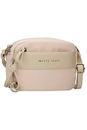 Pepe Jeans Morgan Schoudertas, , 21 x 14 x 5 cm, polyester, met details van kunstleer van Joumma Bags, , Eén maat, Schoudertas