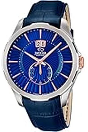 Jaguar Reloj Acamar J682/4 hombre acero y piel, , Taglia unica, riem, , Taglia unica, riem