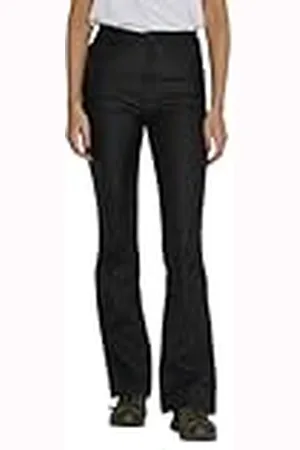 Noisy May Nmsallie Hw Flare Coated Pants Noos Damesbroek, , M / 32L