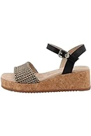 TOM TAILOR 9590280005 Damessandalen met sleehak, , 41 EU