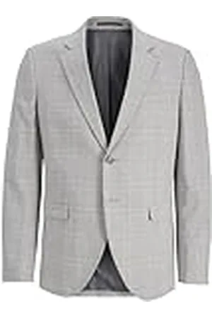 JACK & JONES Heren Jprriviera Linen Blazer Slim Fit Sn, , 54