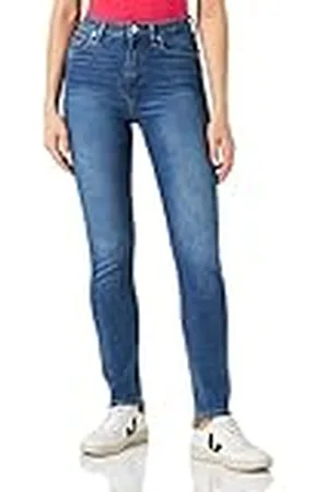 Tommy Hilfiger Vrouwen sigaret Slim Hw a Denim Broek, , 27W / 28L