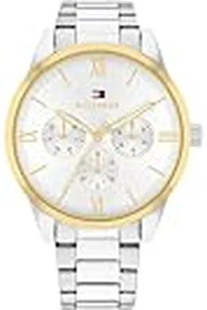 Tommy Hilfiger Analoog multifunctioneel kwartshorloge voor dames met zilveren roestvrijstalen armband - 1782744