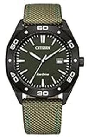 Citizen Eco-Drive Solar herenhorloge met 41 mm diameter en datum in verschillende varianten, , armband