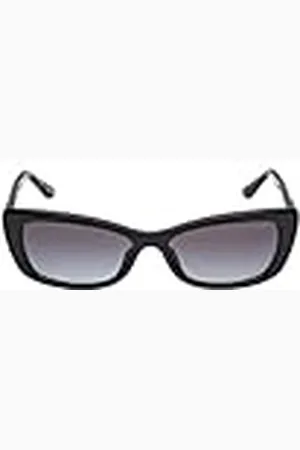 Guess GU00156-H01B55 Zwarte Plastic Rechthoekige Volledige Rand Vrouwen UV-bescherming Zonnebril, , 55