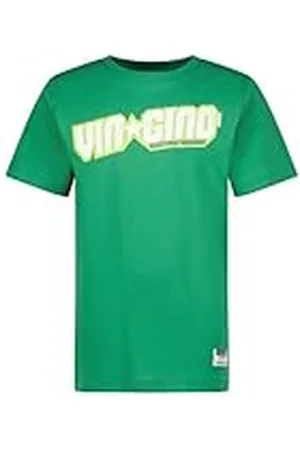 Vingino Basic T-shirt met logo voor jongens, , 10 Jaar