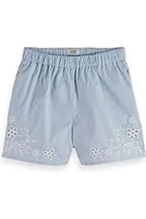 Scotch&Soda Placed Broderie High-Rise Shorts, , L