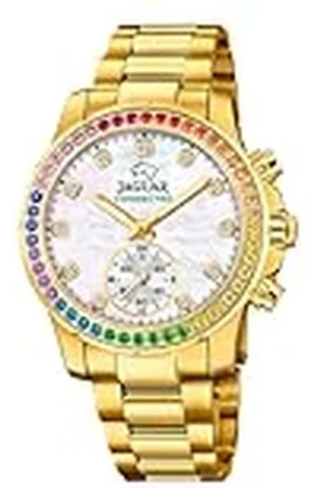 Jaguar Dameshorloge J983/4 Connected Lady Behuizing van roestvrij staal 316L verguld armband van roestvrij staal 316L verguld, , J983_4
