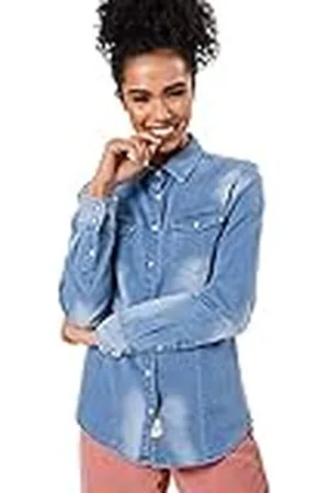 Herrlicher Prachtige dames lelies denimblouse