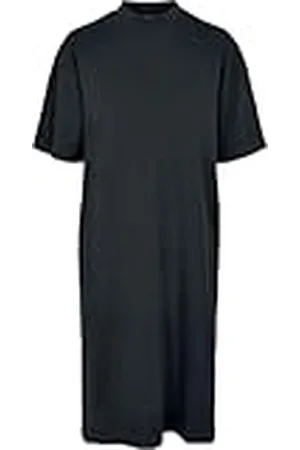 Urban classics Damesjurk van biologisch katoen, oversized T-shirtjurk, organisch, lang, oversized T-shirtjurk, verkrijgbaar in 2 kleuren, maten XS - 5XL, , 5XL
