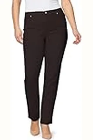 Gloria Vanderbilt Womens Amanda Classic High Rise Tapered Jean, Coffee Roast, 18 Plus Regular
