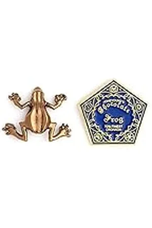 Harry Potter Schokofrosch Speld goudkleurig zinklegering Fan merch, Film, Hogwarts