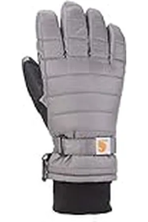 Carhartt Geïsoleerde gewatteerde handschoenen voor dames, met waterdichte wikkel-inzetstuk, winterhandschoenen, , L