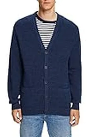 ESPRIT Cardigan met V-hals, 100% katoen, , XS