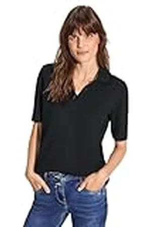 CECIL Piquée poloshirt, , S