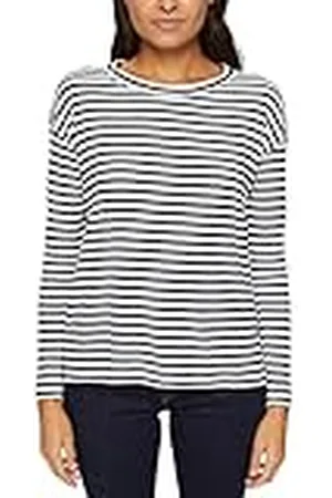 ESPRIT Strepen-longsleeve van 100% biologisch katoen