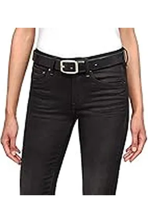 G-Star Bryn-riem voor dames, Zwart (Zwart/Antic Silvr D04165-3127-8131), 65