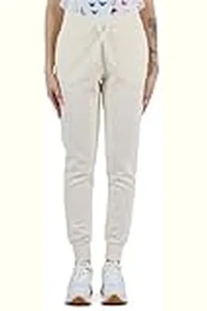 Armani Exchange Dames Blue Edition, duurzaam, logo patch op dijen en manchetten, sweatbroek, wit, S, , S