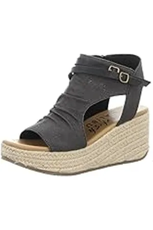 Blowfish Espadrille sandalen met sleehak voor dames, , 38 EU