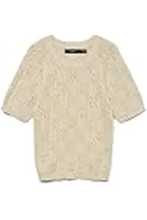 VERO MODA Vmprecious 2/4 ronde hals pullover voor dames, , XS