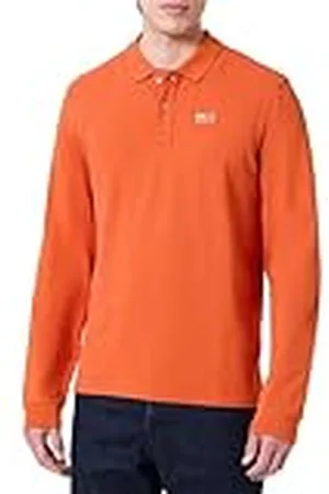 Napapijri Eruggy Polo Shirt met lange mouwen Oranje Maat XL, , XL