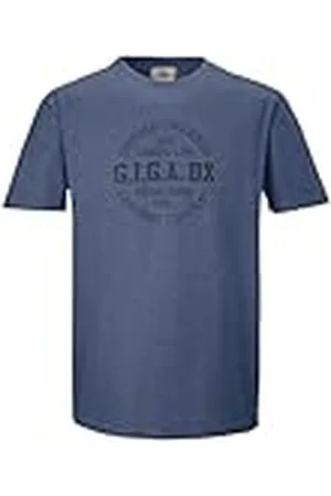 G.I.G.A. DX by killtec Heren T-shirt GS 4 MN TSHRT GOTS, blau, L, 42647-000
