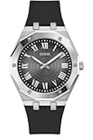Guess Mannen Analoge Quartz Horloge Met Siliconen Band GW0663G1, , Klassiek