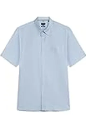 Ted Baker Heren Alyth Ss Regular Branded Oxford Shirt, , L