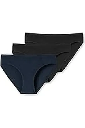 Schiesser Mädchen 3 PACK Unterwäsche Slips - 95/5 Organic Bio Baumwolle - Größe 140 bis 176